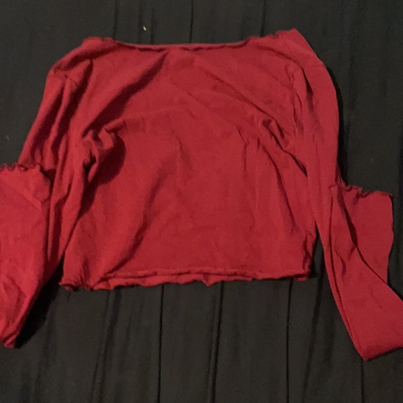 SHIEN, size SM, burgundy. - Picture 2 of 2